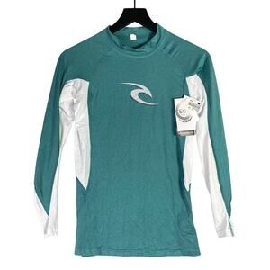 Rip Curl Men's Long Sleeve Rash Guard UPF 50+ Performance‎ Fit Swim Shirt S NWT